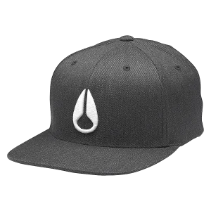 Deep Down Flexfit Athletic Fit Hat - Negro heather/blanco