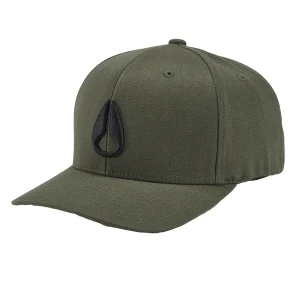Deep Down Flexfit Athletic Fit Hat - Oliva oscuro