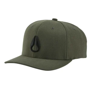 Deep Down Flexfit Athletic Fit Hat - Oliva/negro