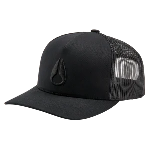 Iconed Trucker Hat - Negro/negro