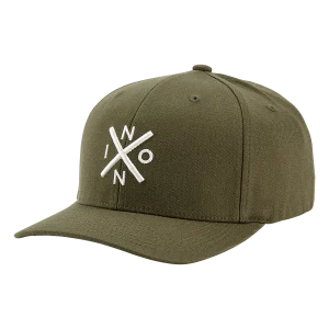 Gorra Exchange Flexfit - Verde oliva/gris topo