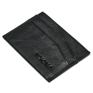 Tarjetero Piel Flaco - Negro