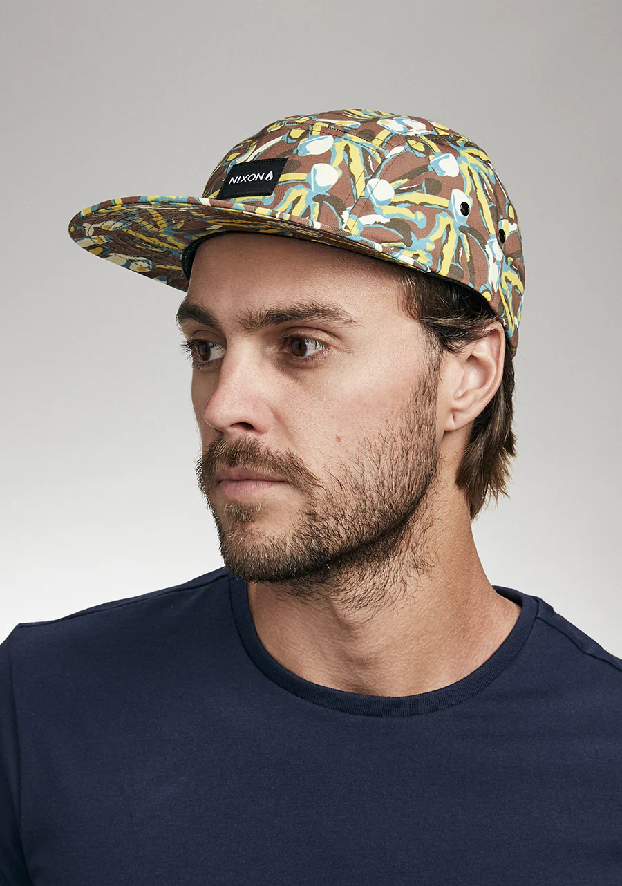 Gorra Mikey de 5 paneles - Marrón/Multicolor - Imagen 5