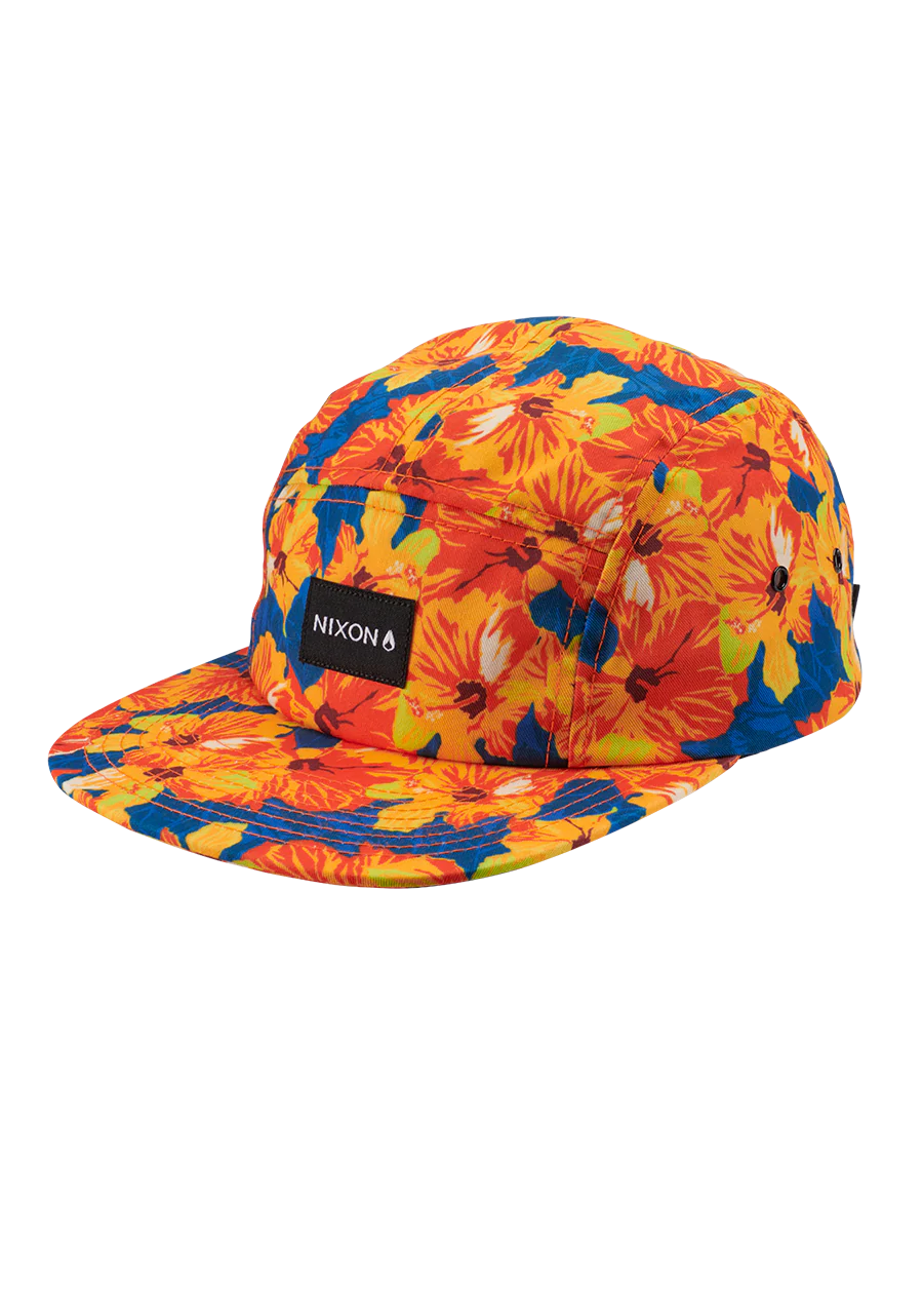 Gorra Mikey de 5 paneles - Naranja/Multicolor
