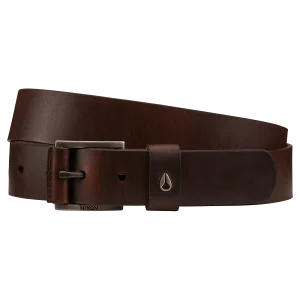 Cinturon Piel Americana - Marrón oscuro