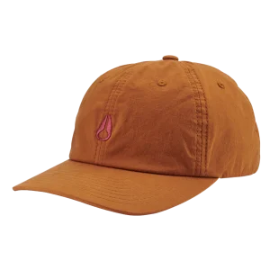 Gorra de agente con correa trasera - Marrón/Orquídea