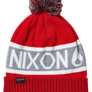 Gorro Teamster - Rojo/gris