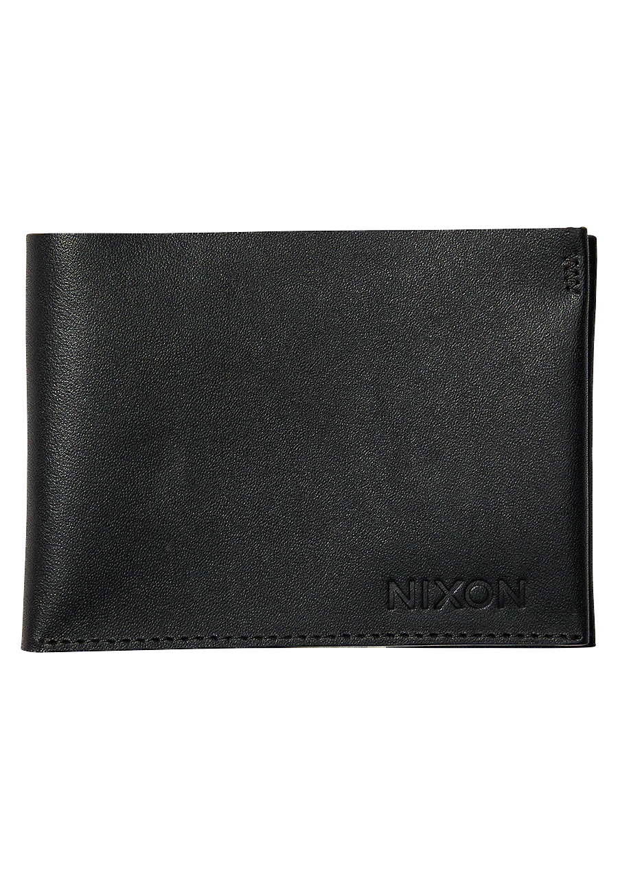 Cartera Piel Cache - Negro