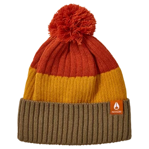 Gorro con pompón Schrader - Naranja vintage multi