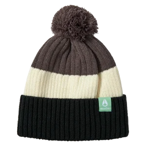 Gorro con pompón Schrader - Gris/Negro