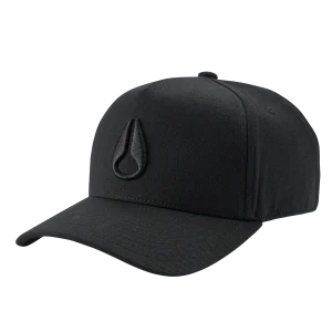 Gorra con cierre ajustable Deep Down - Todo negro/negro