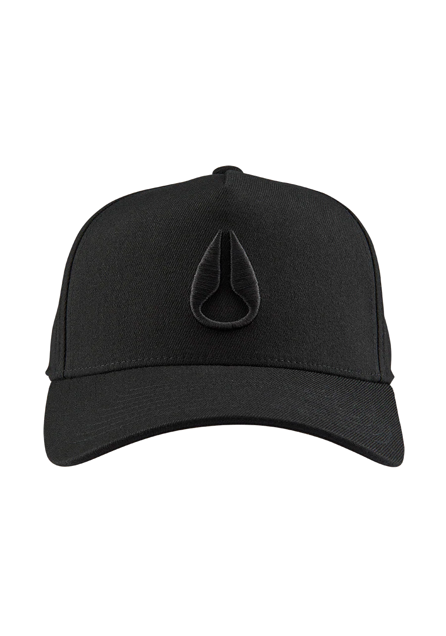 Gorra con cierre ajustable Deep Down - Todo negro/negro - Imagen 3