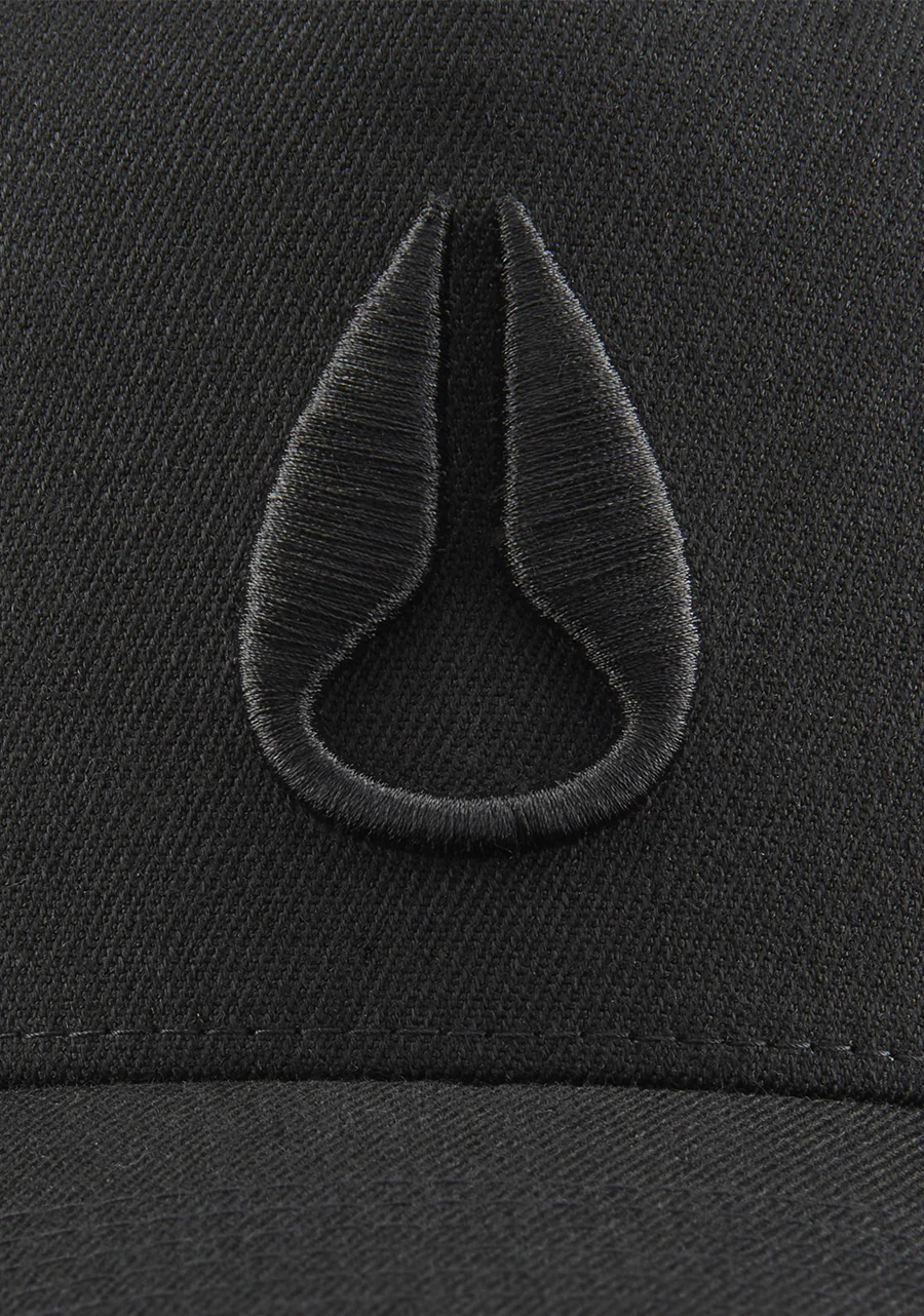 Gorra con cierre ajustable Deep Down - Todo negro/negro - Imagen 5