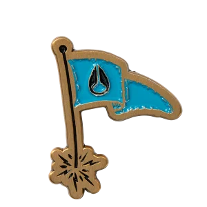 Pin del equipo - Aqua