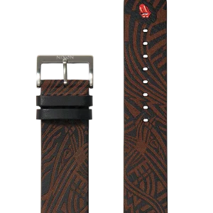 Rolling Stones 23mm Leather Band - Negro