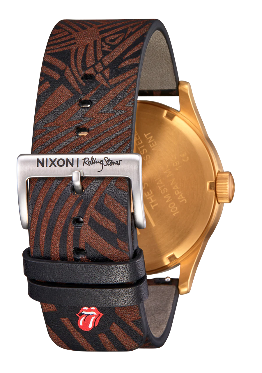 Rolling Stones 23mm Leather Band - Negro - Imagen 6