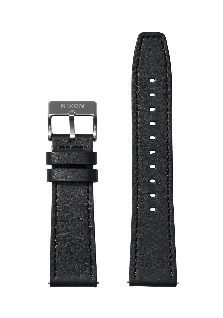 Correa de cuero Horween de 23 mm - Negra