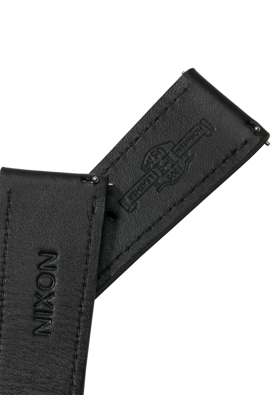 Correa de cuero Horween de 20 mm - Negra - Imagen 3