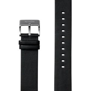 20mm Veg Tanned Leather Band - Negro
