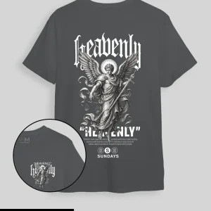 Camiseta Gris Piedra Heavenly(UNISEX)