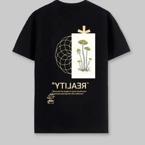 Camiseta negra Reality (UNISEX)