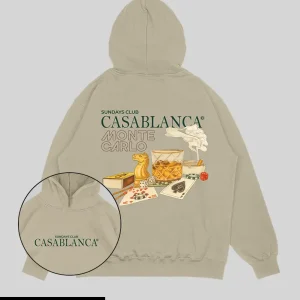 Hoodie Biege Casa Blanca  (UNISEX)