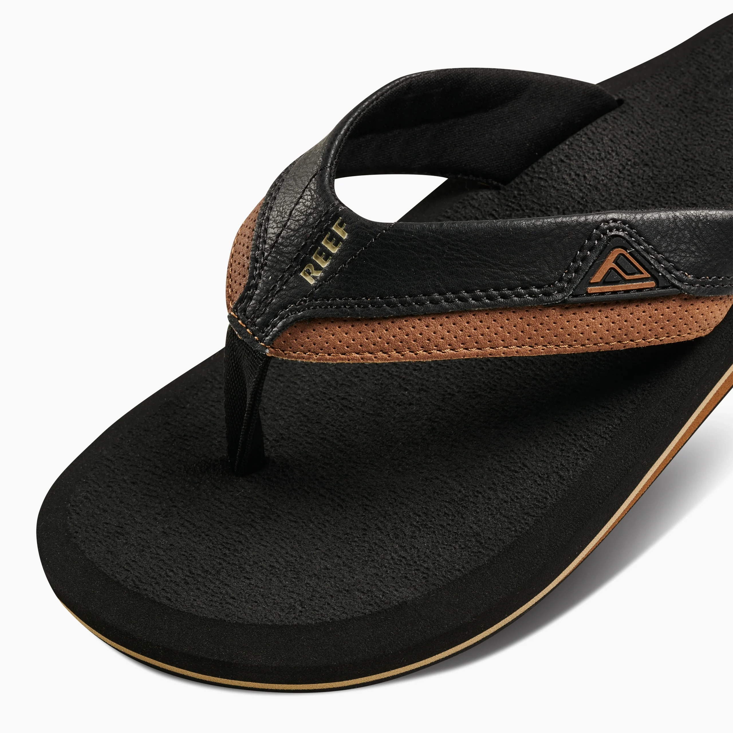 Sandalias para Hombre REEF BEACH CUSHION DAWN BLACK/TAN BLT - Imagen 4