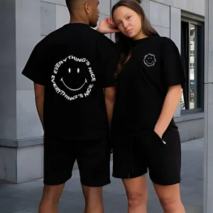 Camiseta negra carita (UNISEX)