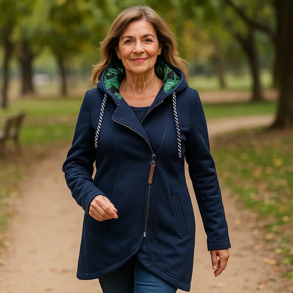 Eleonora™ – Abrigo de invierno con cremallera asimétrica - Imagen 3