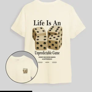 Camiseta Hueso Dados (UNISEX)