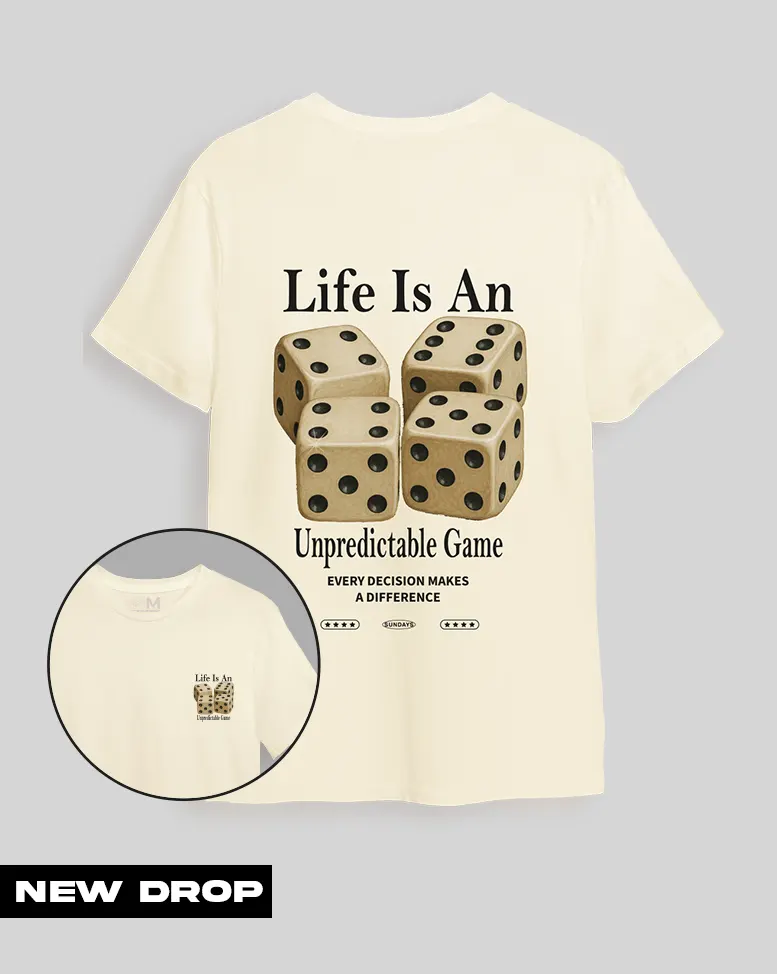 Camiseta Hueso Dados (UNISEX)