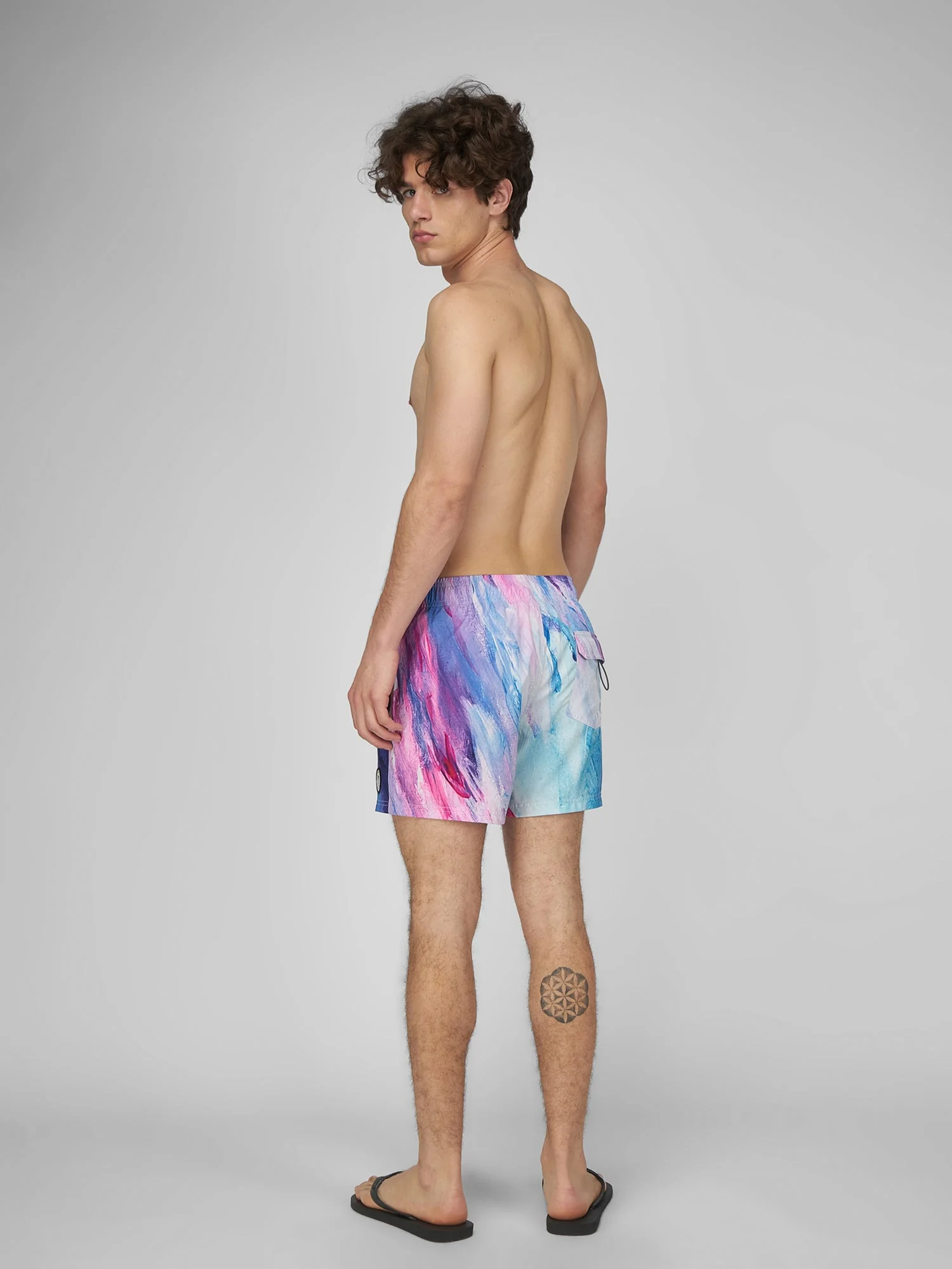 Ropa de Baño para Hombre Dunkelvolk VOLLEY WAVE BRUSH WHT - Imagen 4