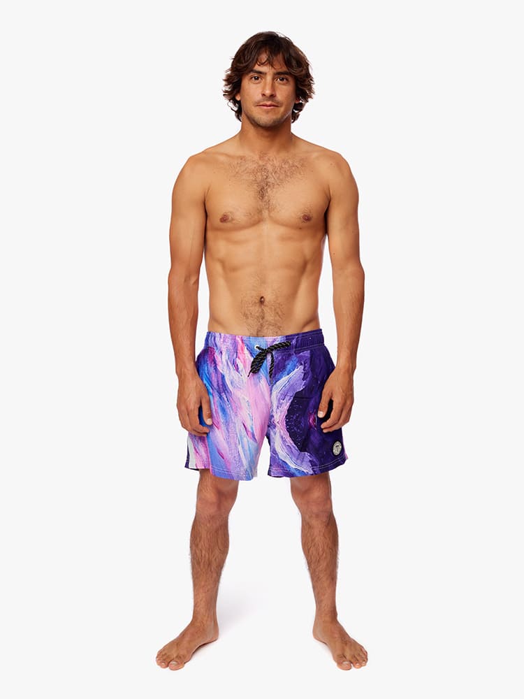 Ropa de Baño para Hombre Dunkelvolk VOLLEY WAVE BRUSH WHT - Imagen 6