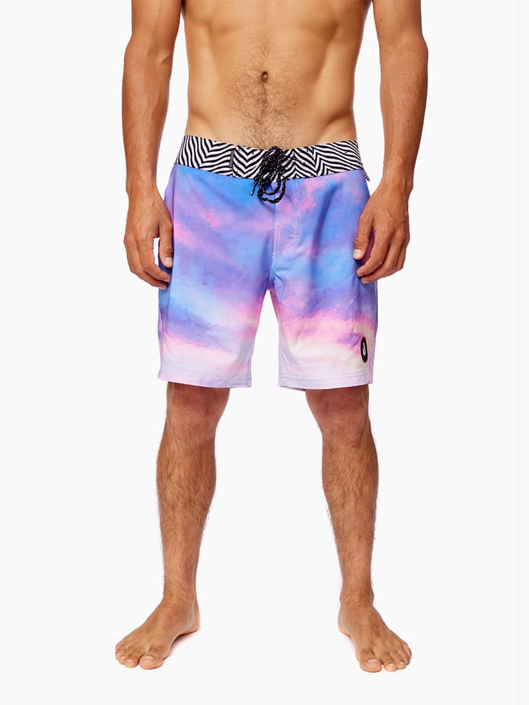 Ropa de Baño para Hombre Dunkelvolk BOARDSHORT ACID 16" WHT - Imagen 4