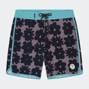 Ropa de Baño para Hombre DUNKELVOLK BOARDSHORT FLOWER VICKY 16" BLKP