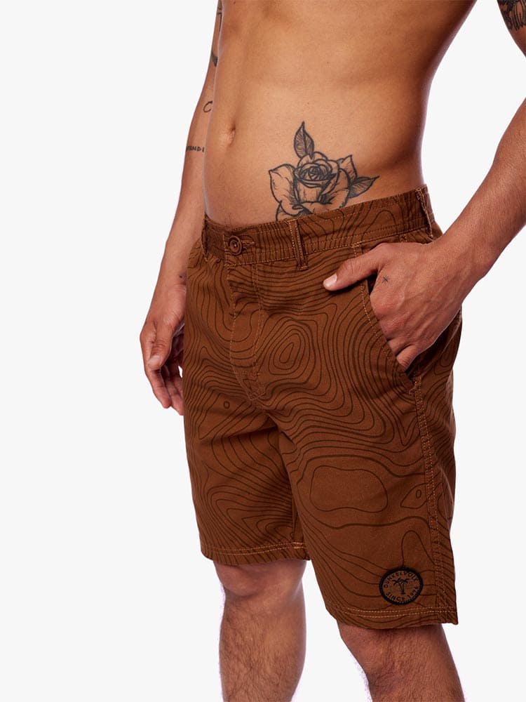 Short para Hombre Dunkelvolk DRILL FULL PRINT RADAR 18" CAST - Imagen 6