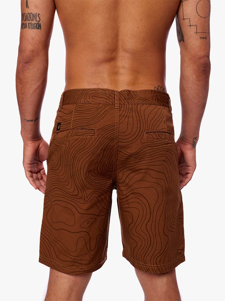 Short para Hombre Dunkelvolk DRILL FULL PRINT RADAR 18" CAST - Imagen 7