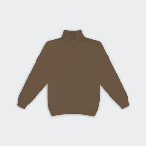 Chompa Para Hombre DUNKELVOLK PIMA QUARTER ZIP Camel
