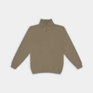 Chompa Para Hombre DUNKELVOLK PIMA QUARTER ZIP Verde