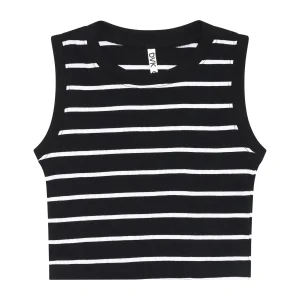 Top para Mujer DVK CAMISETA STRIPED TOP NGR