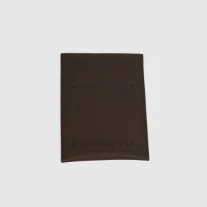 Tarjetero para Hombre DUNKELVOLK LEATHER VERT CARD HOLDER BRW