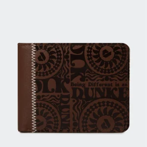 Billetera para Hombre DUNKELVOLK DUNK PRINTED WALLET Camel