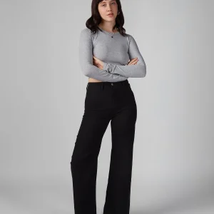 Jean para Mujer DVK STRAIGHT STRAIGHT HIGH JEAN NGR