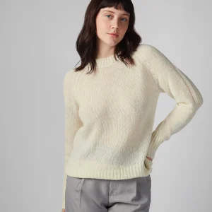 Chompa para Mujer DVK PREMIUM KNIT BABY ALPACA WHT