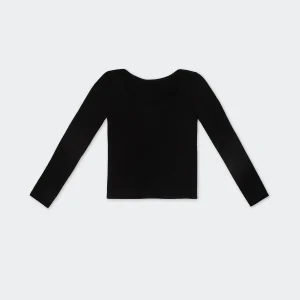 Top Manga Larga para Mujer DVK SOUR TOP LS DV-TO-00063 BLK