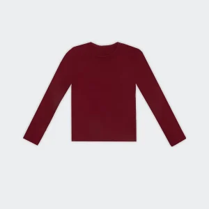 Top Manga Larga para Mujer DVK WAFFLE TOP LS DV-TO-00064 BUR