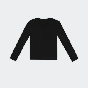 Top Manga Larga para Mujer DVK WAFFLE TOP LS DV-TO-00064 NGR