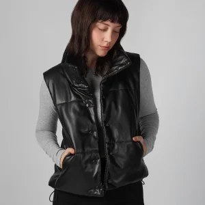 Chaleco para Mujer DVK PUFFER VALLEY GIRL VEST BLK