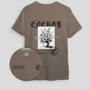 Camiseta cafe claro Energy (UNISEX)