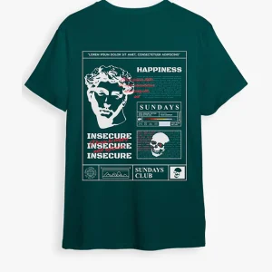 Camiseta verde botella Insecure (UNISEX)
